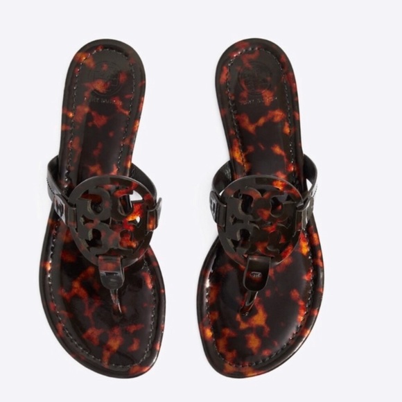 Tory Burch MILLER SANDAL In Tortoise Shell, new - Picture 3 of 6